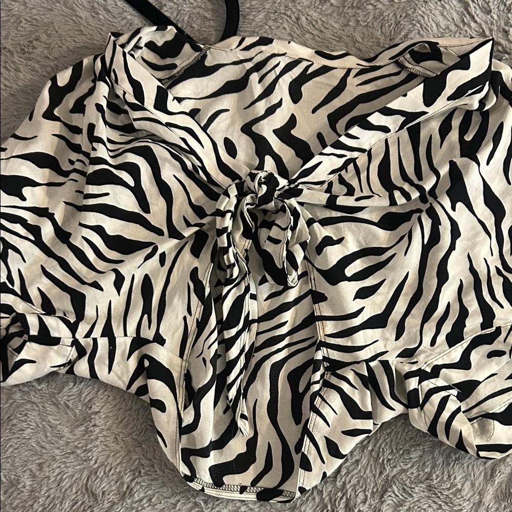 Victoria’s Secret Zabra Print Women Top, OS